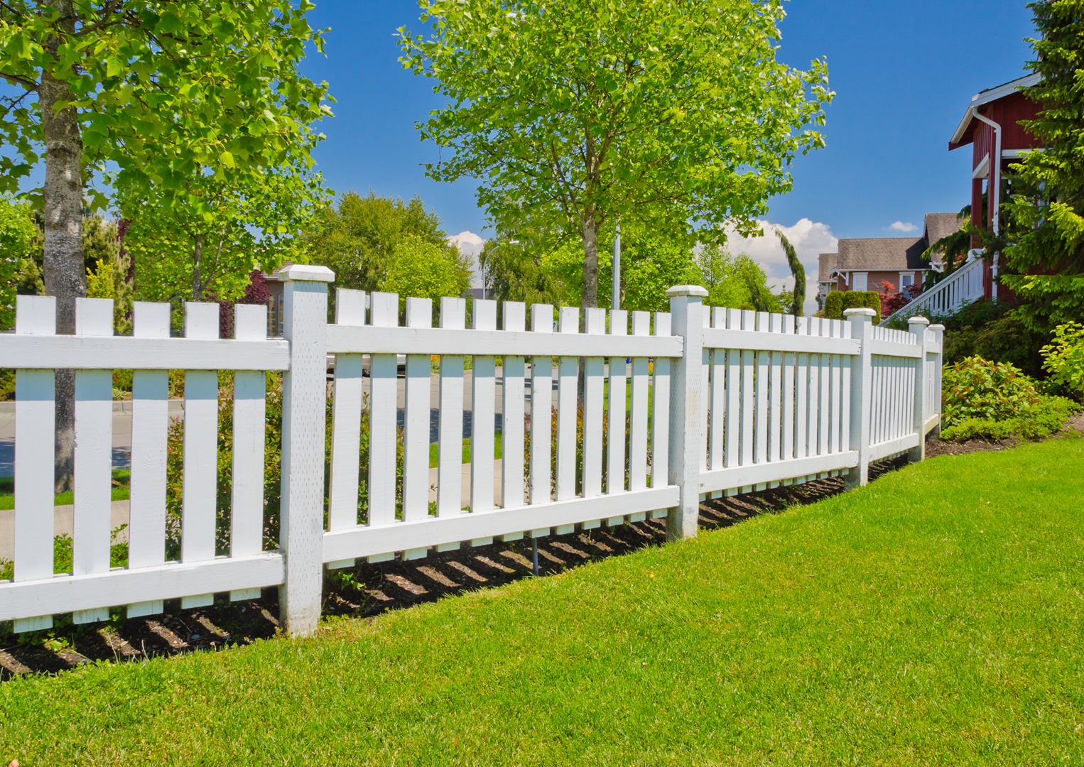 A new fence can add instant street appeal